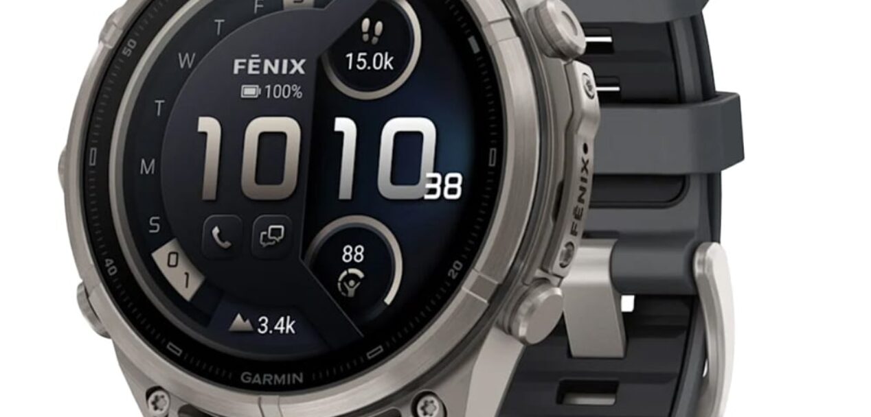 Garmin fēnix 9 Pro inReach 47 mm v titanovém provedení