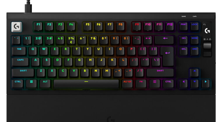 Herní klávesnice Logitech G PRO X2 RAPID v černém provedení