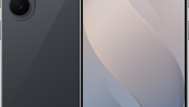Samsung Galaxy S26 FE v barvě Graphite zepředu a zezadu
